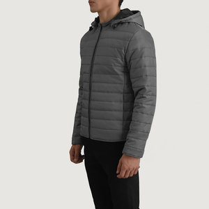 Wholesale Customized Winter Puffer Jacket for Men Quick Dry Windproof Reversible Nylon Shell with Pockets - Product Image 3