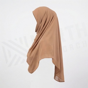 Women Solid Color <b>Chiffon</b> Hijab Breathable Daily Wear Middle East Ethnic <b>Scarf</b> Shawl - Product Image 4