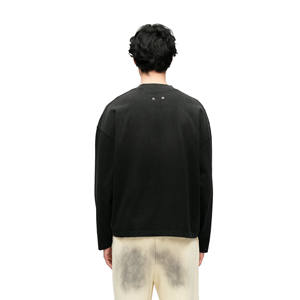 เสื้อยืดคอกลมแขนยาวผู้ชายลายพิมพ์ดิจิทัลแบบกำหนดเอง ลายไทได  ผ้าเนื้อแน่น  ใส่สบาย เป็นมิตรกับสิ่งแวดล้อม ระบายอากาศได้ดี ไม่หดตัว ผลิตจากผ้าฝ้าย 100% - Product Image 5