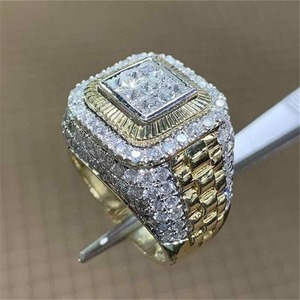 Bague Hip Hop en diamant de qualité supérieure pour mariages, fiançailles et looks tendance, disponible au prix d'usine depuis l'Inde - Product Image 3
