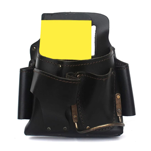 Latest Model Good Quality Heavy Duty Leather Tool Bag For Working Professional Factory Made Customize Tool Belt - Product Image 5