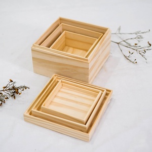 Custom <b>Small</b> Wooden Gift <b>Boxes</b> Solid Packaging Wood <b>Storage</b> Jewelry Box in Different Styles - Product Image 4