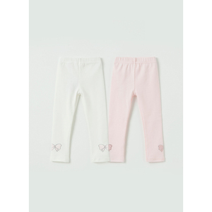 Pantalones Casuales Coreanos OZKIZ para Niñas, Primavera/Otoño, con Lazo Brillante Bordado, Tejidos, Moda Infantil al por Mayor para Niñas de 2 a 6 Años - Product Image 1