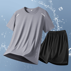 Nouveau T-shirt de sport pour homme à séchage rapide, léger, imprimé, écologique, respirant, à manches courtes, pour la gym - Product Image 5