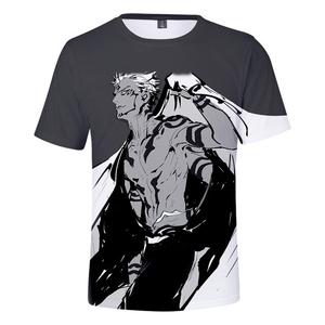 เสื้อยืดโอเวอร์ไซส์ลายกราฟิกสุดหรู ผ้าฝ้ายพรีเมียม สไตล์ลำลอง แฟชั่นวินเทจ ฮิปฮอป ทรงหลวม คอกลม พิมพ์ลาย - Product Image 2