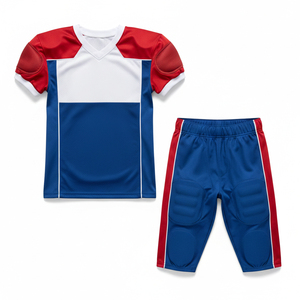 Durable American Football Uniform Custom Design Sublimation Breathable Fabric Game Jersey <b>Pants</b> Professional Team Kit - Product Image 1