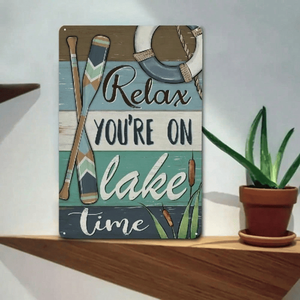 CIFbuy Plaque en aluminium vintage rustique 8x12 pouces, thème ferme et pêche, pour TikTok ou pour le service de retrait Temu - Product Image 2