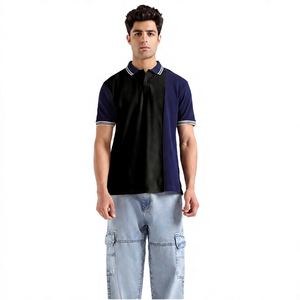 Polo pour homme, manches courtes, coton, décontracté, respirant, coupe classique, design uni, boutons sur le devant - Product Image 6