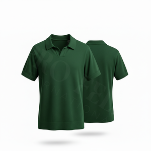 Polo personnalisé de qualité supérieure pour l'été, vêtements de voyage et de plein air, polo décontracté à manches courtes en coton mélangé doux, vente en gros - Product Image 2