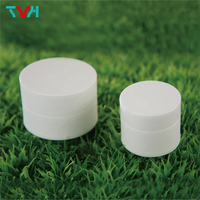 (SAMPLE) Pots cosmétiques ronds en PP blanc de 3 ml à 30 ml, conteneur à double paroi pour lotion de soin de la peau, crème pour les yeux, nettoyant visage (Série ANH)
