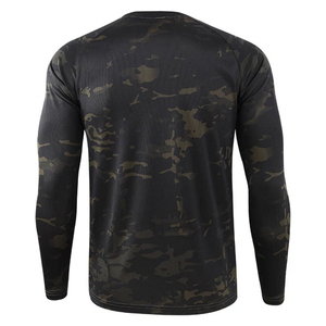 Camo Fitness <b>Shirt</b> Waterproof Windproof Quick Dry Oversized Hunting T-<b>shirt</b> Wholesale Custom 100% Polyester Camo T-<b>shirt</b> - Product Image 4