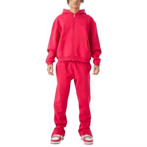 Nouvel arrivage : Survêtements de jogging brodés pour hommes, personnalisables avec votre marque et votre logo, survêtements évasés pour hommes en vente - Product Image 1