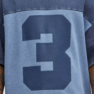 Heavyweight Streetwear Plus Size Men's <b>Tshirts</b> with logo Custom logo Printed - Product Image 6