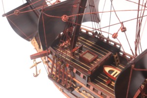 LE SOLEIL ROYAL - ÉDITION SPÉCIALE 100% DIOSPYROS MUN - Maquette en bois inspirée du navire historique français pour collection nautique - Product Image 4
