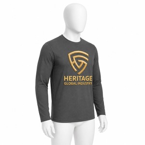 T-shirt thermique à manches longues de qualité supérieure, coupe ajustée, chaud, pour les sports d'aventure en plein air et les activités quotidiennes. - Product Image 5