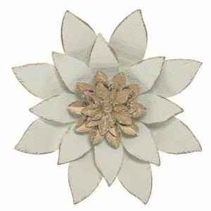 Escultura Metálica Moderna de Pared con Diseño Floral Rectangular, Decoración para el Hogar, Pieza de Arte para Sala de Estar - Product Image 2