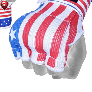 Vendas de Boxeo con Bandera Americana, Elásticas, Transpirables, Protectoras para Adultos, Cierre de Gancho y Bucle, Estilo Moderno - Product Image 3