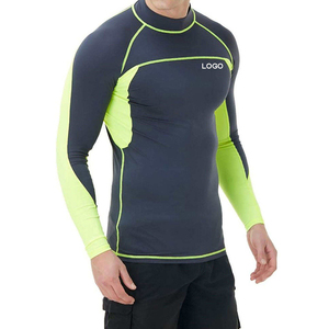 Vêtement de compression respirant unisexe imprimé par sublimation, pour la gym, le fitness et l'entraînement, en tissu Spandex/Polyester, personnalisable OEM - Product Image 1