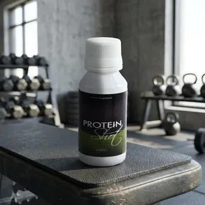 Shot de protéines d'acides aminés pré-digérés, liquide oral pour adultes, saveurs assorties, certifié ISO, dose de 60 ml, améliore la santé osseuse et favorise la perte de poids - Product Image 3
