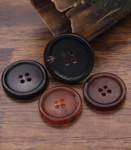 Botón de Cuerno de Búfalo Natural, Ecológico, Hecho a Mano, Moderno, con Acabado Colorido, para Accesorios de Ropa, de Alta Calidad - Product Image 6
