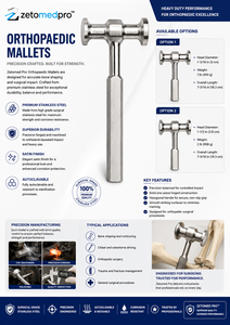 Maillets orthopédiques ZETOMEDPRO, têtes de 3 cm (454 g) et 3,8 cm (908 g) - Product Image 5