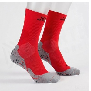 North Approach Crew <b>Socks</b> Red Breathable <b>Running</b> <b>Socks</b> for Adults Summer Season - Product Image 3