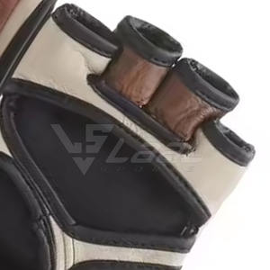 High Quality Open Finger Training Gloves Manufacturer Custom Logo Kickboxing Grappling Training Gloves - Product Image 6