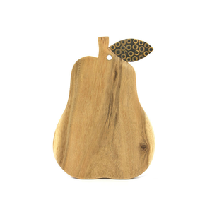 Plateau de service artisanal en bois de Suar de qualité alimentaire avec incrustation de bambou noir, petit plateau naturel non verni, artisanat balinais, cadeau en bois, art. - Product Image 1