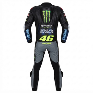 Combinaison de moto en cuir sur mesure de qualité supérieure MotoCP Racing 1 pièce, équipement de conduite avec bosse niveau 2 CE, fabriquée sur mesure - Product Image 2