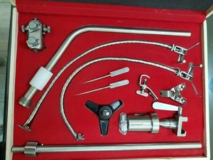 Leyla Brain Retractor Arthroscopy Surgical Head <b>Frame</b> Skull <b>Clamp</b> Tubular Fixation System Complete Set German Stainless Manual - Product Image 2