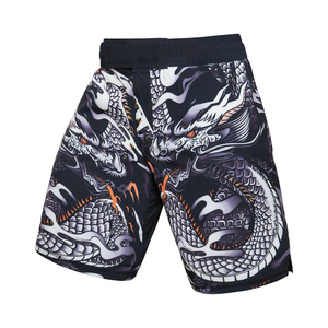 Pantalones Cortos Deportivos para Entrenamiento de MMA, Transpirables, Elásticos, Ligeros, Cómodos, 100% Poliéster, Antibacterianos, OEM, ODM - Product Image 6