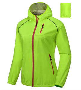 Women's <b>Hooded</b> <b>Soft</b> <b>Shell</b> <b>Jacket</b> Water Resistant Zip Fly Polyester Outdoor Wear Regular Fit Solid Color - Product Image 4