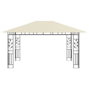 Tenda da Sole 13.1 X9.8 X9 Crema 0.6 Oz/ft2 per Gazebo e Pergola con Zanzariera - Product Image 3