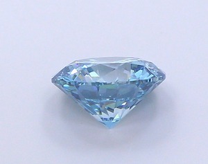 Diamante CVD cultivado en laboratorio, forma redonda, 1.51 quilates, azul intenso, claridad SI1, pulido excelente, gema suelta brillante. - Product Image 2