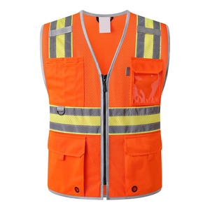 Professional Workwear <b>Uniforms</b> Safety Vest Breathable Reflective <b>Construction</b> Safety Vest Premium Manufacturer - Product Image 1
