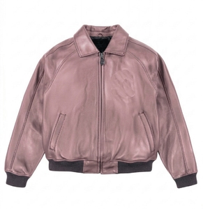 Chaqueta de Motociclista Retro de Cuero Genuino para Hombre, Estilo Clásico, Piel de Vacuno de Primera Capa, Corte Ajustado, Solapa, Estilo Casual - Product Image 6
