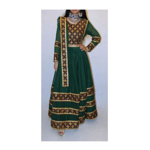 Nuevo Vestido Afgano Tradicional para Mujer, Modelo 2026, Elegante Vestido Morado de Manga Larga para Mujer, en Venta - Product Image 2