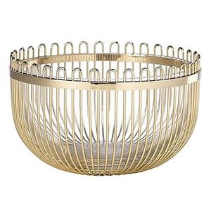 Corbeille à fruits contemporaine en métal, conçue pour une meilleure circulation de l'air, gardant les fruits frais plus longtemps sur le comptoir ou la table de cuisine. - Product Image 5
