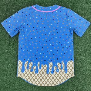 Sports Wear Solid Color Baseball Jersey Quick Dry Baseball Jersey Loose Fit Men Baseball Jersey - Product Image 2