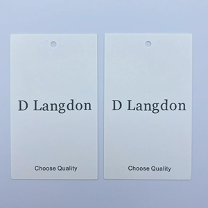 High Quality Hangtag Supplier Custom Printing Brand Name Logo Recycled <b>Paper</b> Swing Tags for Handbags - Product Image 5