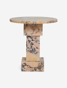 Wholesale Price <b>White</b> Marble PedestalModern <b>Round</b> Marble Coffee <b>Table</b> Minimalist Design Handmade Living Room Furniture Accent - Product Image 5