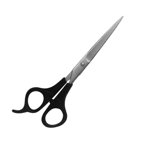 Ciseaux de barbier professionnels pour la coupe des cheveux, 6.5″, avec poignée noire, ciseaux de salon en acier inoxydable, bord de rasoir, poignée ergonomique, étui pro1 - Product Image 1