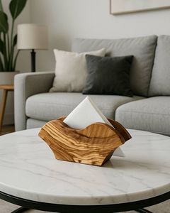 Versatile Wooden Napkin Holder Multiuse Tissue <b>Rack</b> Ideal For Dining Table <b>Kitchen</b> And Restaurant Applications - Product Image 6