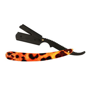 Professional Stainless Straight <b>Single</b> <b>Blade</b> Barber Shaving <b>razor</b> with Wooden Handle With Custom Logo and Packing - Product Image 1