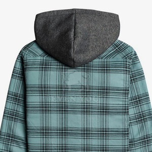 Ventes en gros de sweats à capuche en flanelle, directement de l'usine, tissu doux brossé, sweats à capuche en flanelle durables et vêtements confortables - Product Image 6