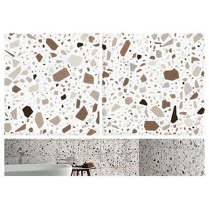 Carreaux muraux en porcelaine émaillée sculptée 300x300mm, texture de luxe, pour murs intérieurs de hall d'immeuble commercial et d'appartement - Product Image 2