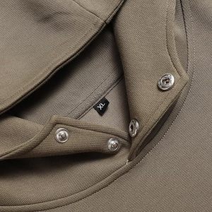 Sudadera con Capucha para Hombre, de Forro Polar, Color Sólido, Corte Regular, Informal, con Bolsillo, para Otoño - Product Image 3