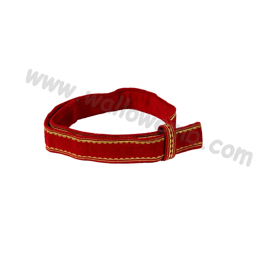 Wholesale High Quality Plain Red Color Officer Uniform Sashes Best Seller Low Price Sashes