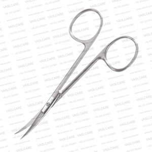 Tijeras Iris con diseño sueco de 4-1/4″ (11 cm) – Tijeras quirúrgicas de uso general de hoja larga de acero inoxidable de Vaslcare - Product Image 3