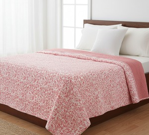 Cubrecama de Algodón Kantha con Estampado de Bloques, Proveedor Mayorista Indio - Product Image 1